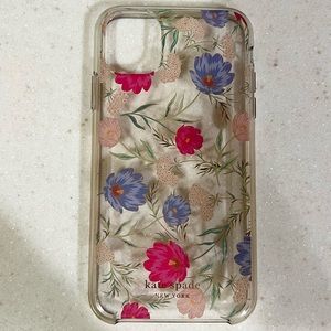 Kate Spade iPhone 11 Phone Case Clear Floral